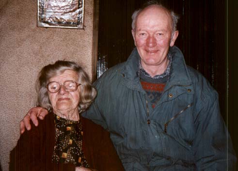 Jack and his neighbor Betty (Brigit) - she had some stories to tell!