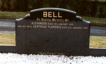 Bell Family Grave - Mervin and Wilfred Bell's Parents grave, my Great-Grandfather's sister is Gertrude Florence