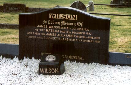 My third cousin Jack's parents, and my Great-Great-Great grandparents' gravestone