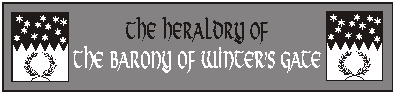 Heraldry of Winter's Gate