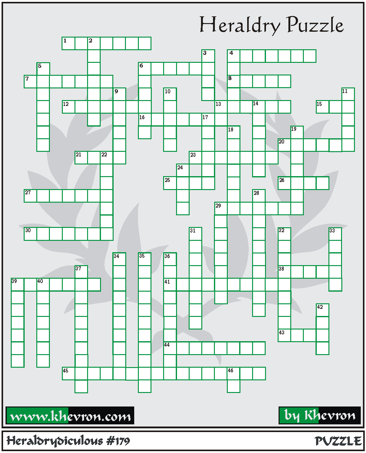 Heraldrydiculous Puzzle by Khevron