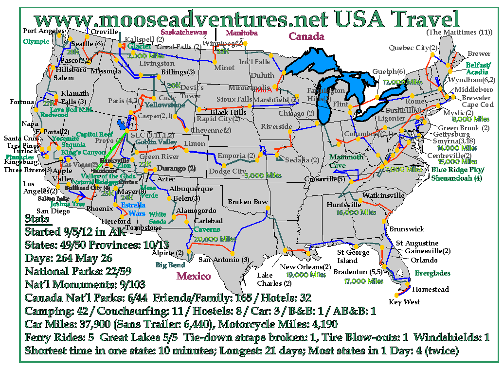 Map of USA