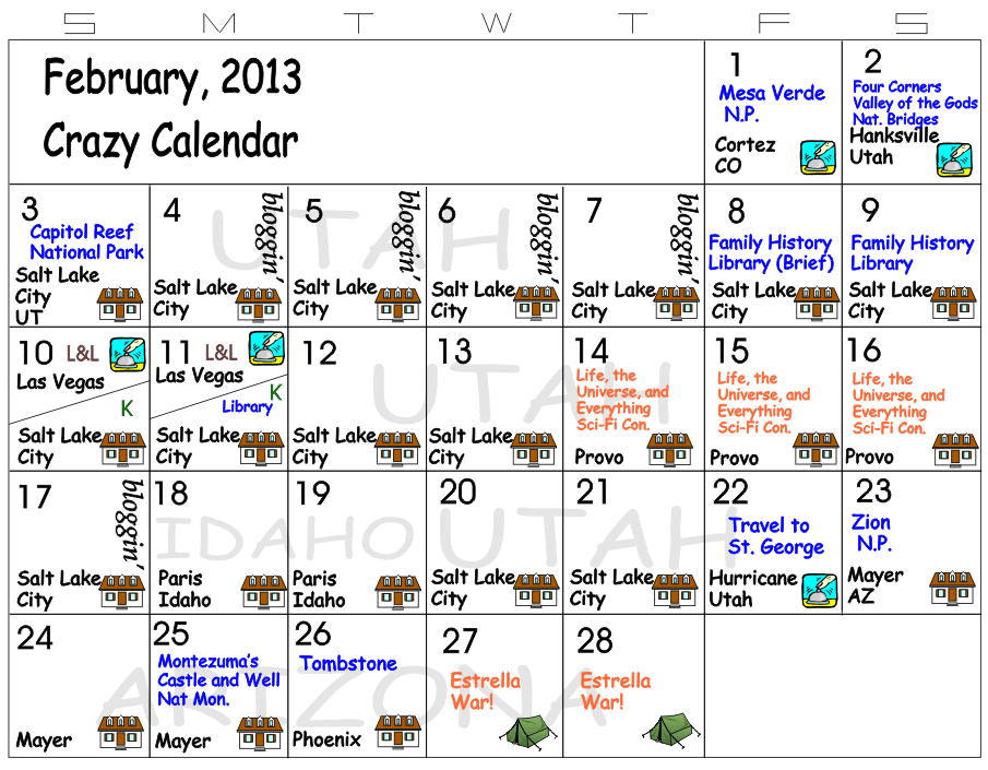 February Calendar