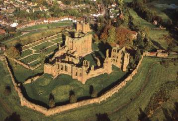 post-card aerial view of Kenilworth