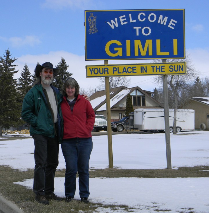 At Gimli on Lake Winnipeg