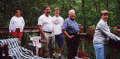 Cindy, Doug, Ben, Uncle Larry and Aunt June.