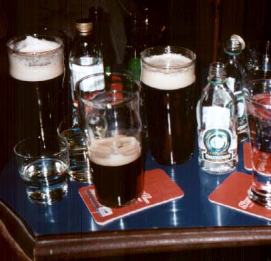 My first Guiness (center)