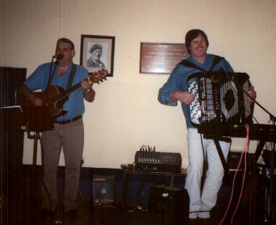 The band at the British Legion Hall dance