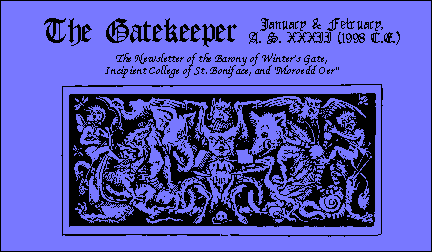 Cover of the January/February Gatekeeper